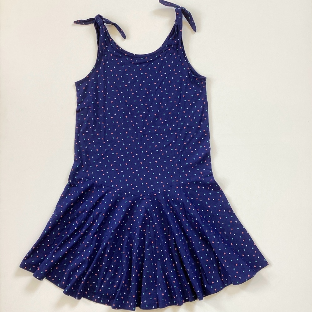NWT Tea Collection Navy Triangle Tie Strap Dress